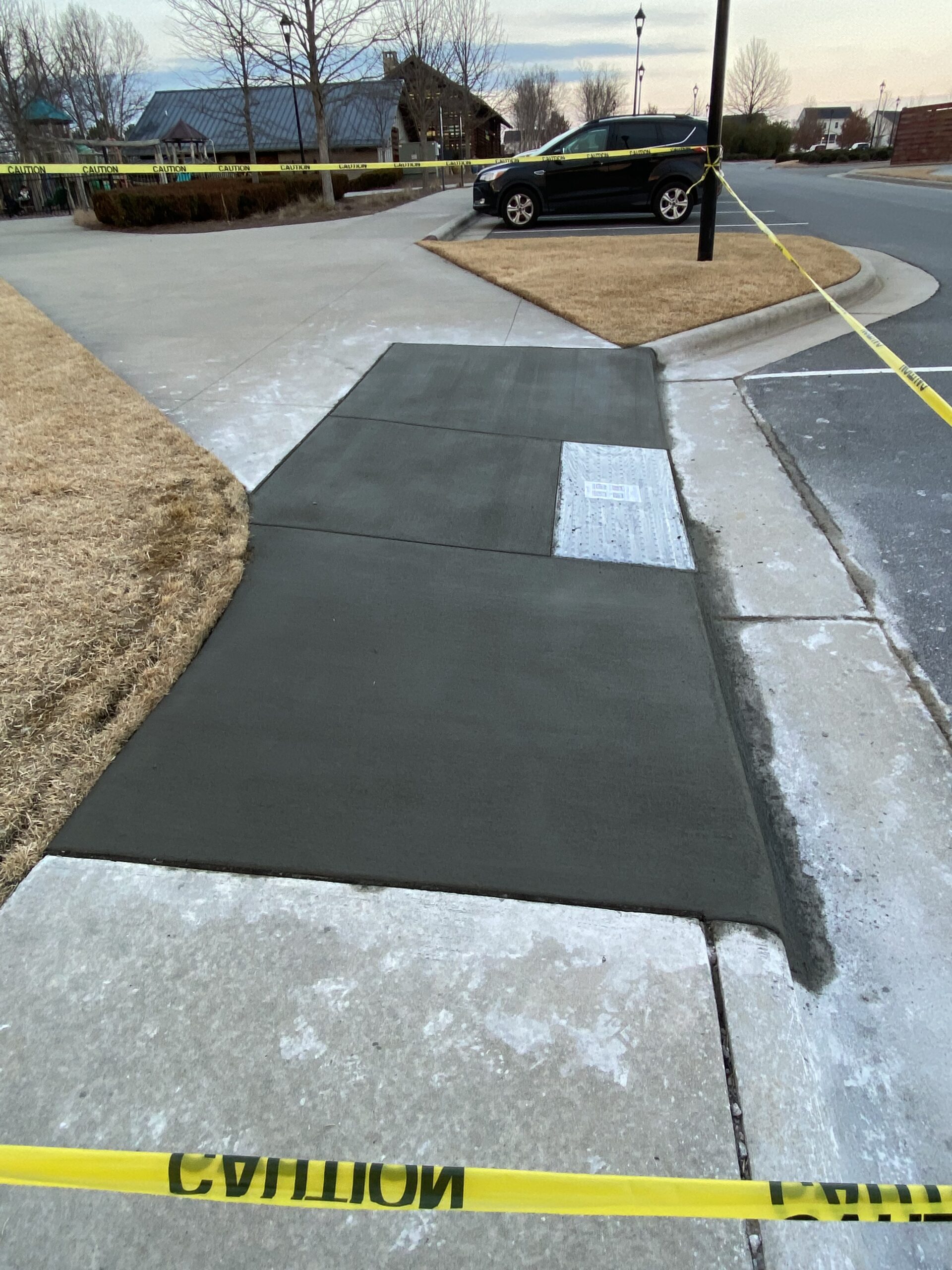 commercial concrete sidewalk repair