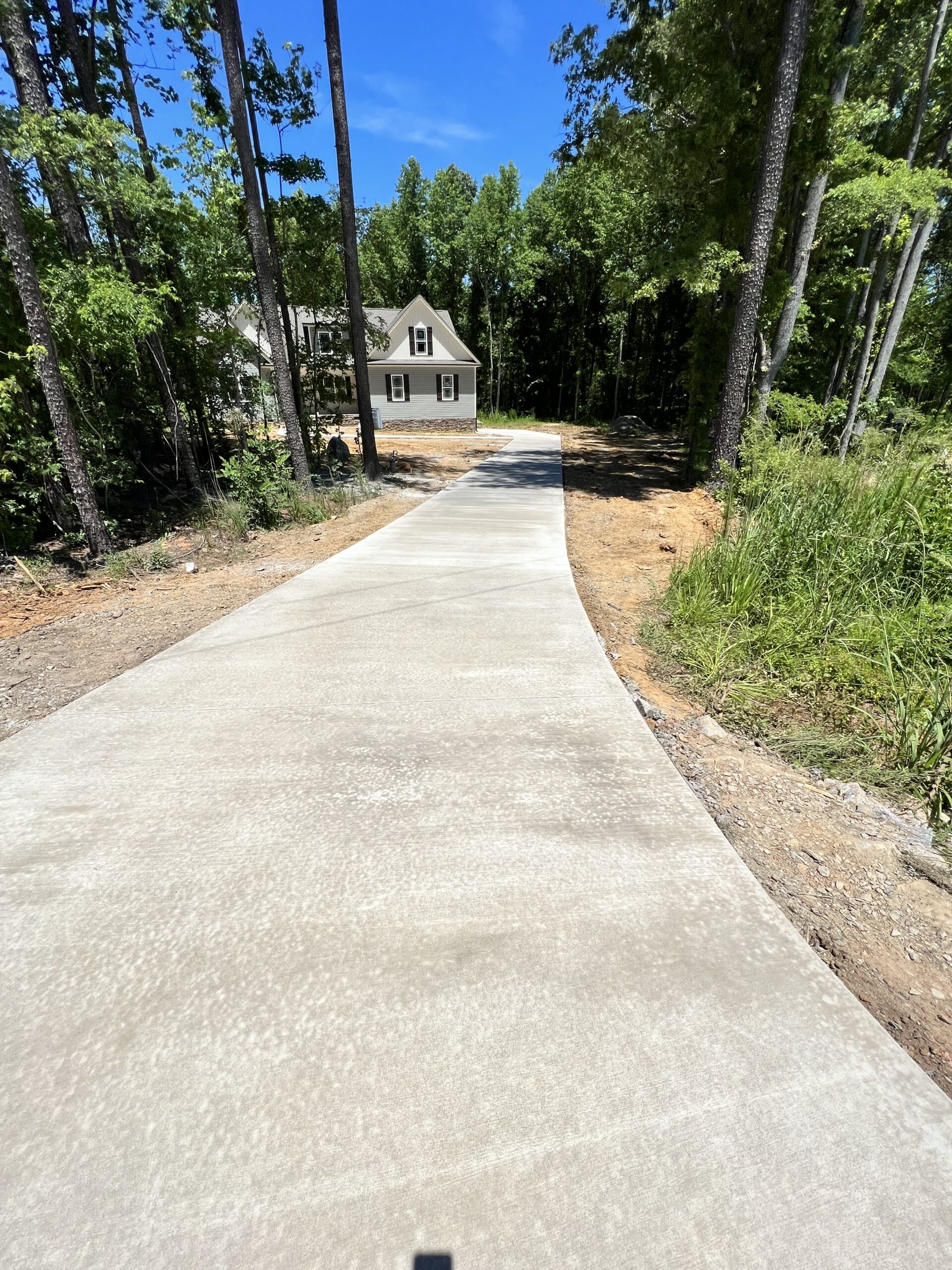 concrete driveway in north carolina